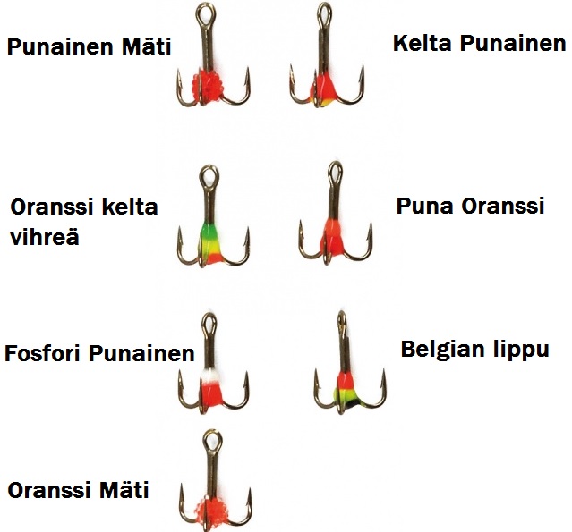 Eepe 3-haara Värikoukku - Tasapainopilkit, pystypilkit, mormuskat - 102082 - 1