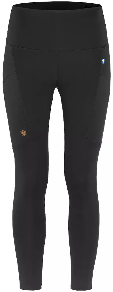 Fjällräven Abisko Tights W, Black - Fjällräven housut - 7323450749612 - 1