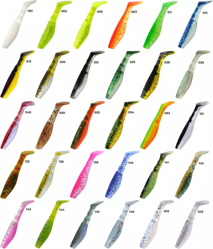 K.P Original shad 2" kalajigi 5kpl - Jigit ja Shadit - 5-KPOS2 - 1