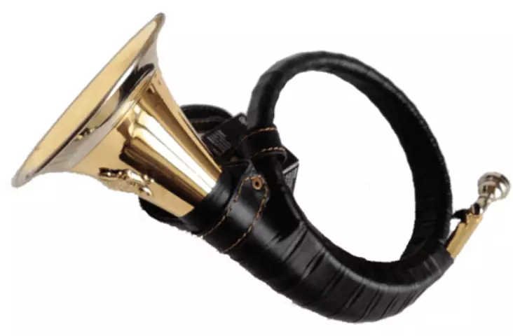 Metsästystorvi käyrä, nahka - Erätarvikkeet ja Varusteet - 5702827029702 - 1