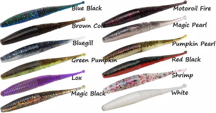Mikado Wiggly Worm 10cm M-Craft, 5kpl - Jigit ja Shadit - 5900637147212 - 1