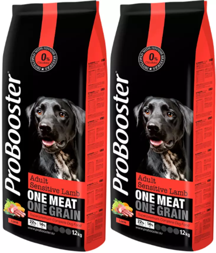 ProBooster Adult Sensitive Lamb 24kg - Koiranruoka ja herkut - 98712x2 - 1