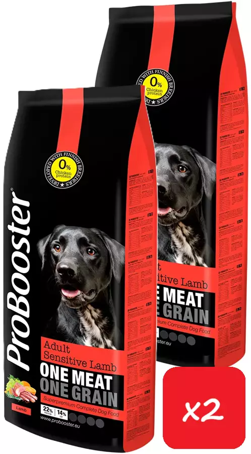 ProBooster Adult Sensitive Lamb SE 24kg - ProBooster koiranruoka - 98812x2 - 1