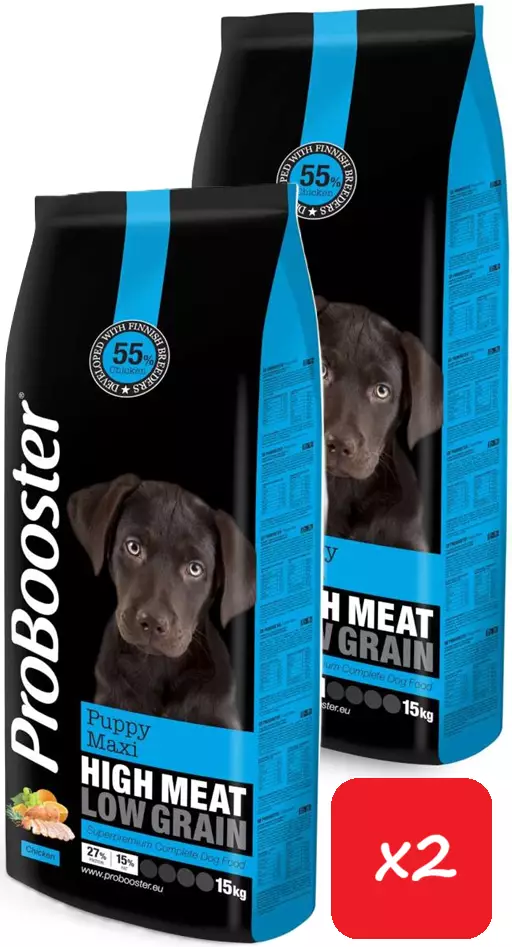 ProBooster Puppy Maxi Chicken 24kg - ProBooster koiranruoka - 99212x2 - 1
