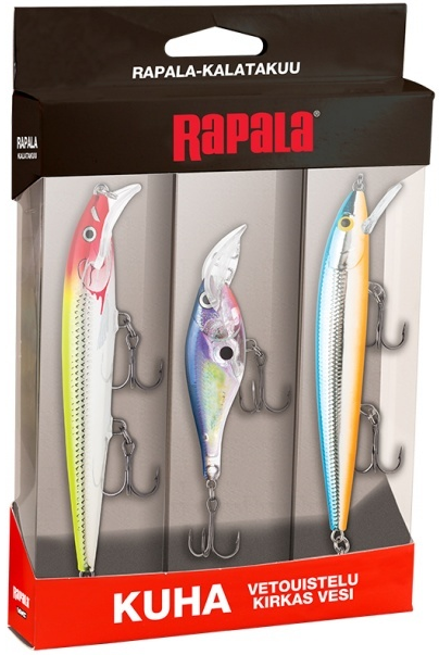 Rapala kalatakuu, Kuha Kirkas Vesi - Heittoperhot ja uistinlajitelmat - 6416173026152 - 1