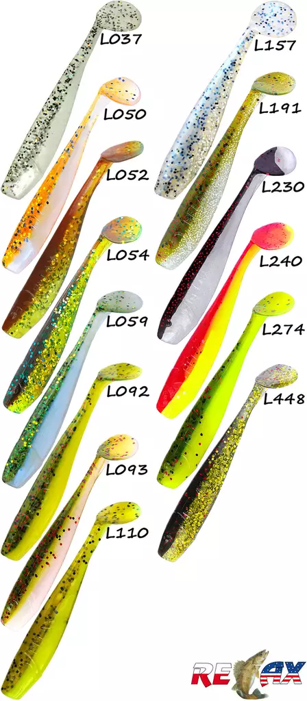 Relax King Shad 3" jigit - Jigit ja Shadit - 25-RKS3-L052 - 1