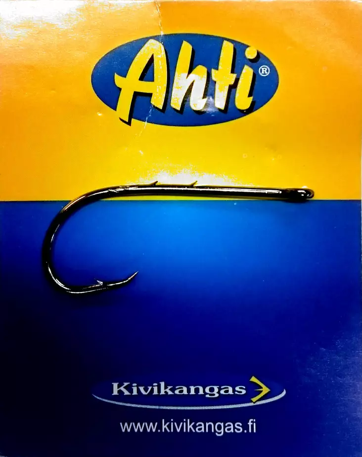 Syöttikoukku väkäsillä 1-koko 10pl, Ahti - Kalastus Koukut - 6418252387062 - 1