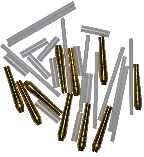 Teardrop Tube 22mm x 4 - Perhojen kuulapäät, putket ja silmät - 6430021452382 - 1