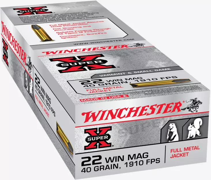 Winchester .22 WM FMJ 150kpl - Pienoiskiväärin ja pistoolin patruunat - 020892103702 - 1