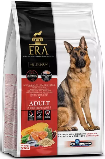 ERA Millenium Adult M/L 500g Salmon&Herr - Koiranruoka ja herkut - 8437013150163 - 1