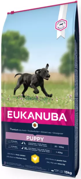 Eukanuba Puppy Large Chicken 15kg - Eukanuba koiranruoka - 8710255122373 - 1