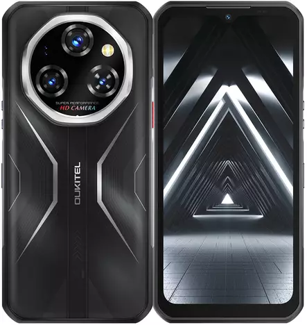 Oukitel WP55 5G puhelin, 256/12 Gt musta - Matkapuhelimet ja tabletit - 6941749802903 - 1
