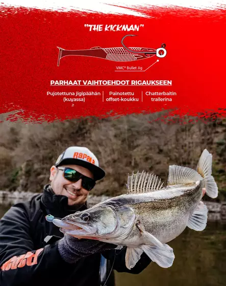 Rapala The Kickman 7,5cm 3g - 4kpl - Jigit ja Shadit - CCKICKNE3 - 2