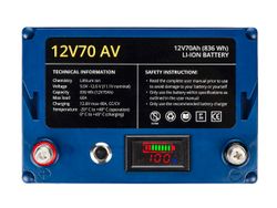 Rebelcell Li-Ion 12V 70A Akku (836 Wh) - Sähköperämoottorit ja tarvikkeet - 7106623690703 - 2