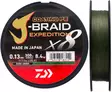 Daiwa J-Braid Expedition x8E 150m DGreen - Kalastus Siimat - 043178182863 - 1