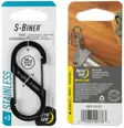 Nite Ize Stainless S-Biner Dual Carabine - Teltat, makuualustat ja riippumatot - 094664007383 - 1