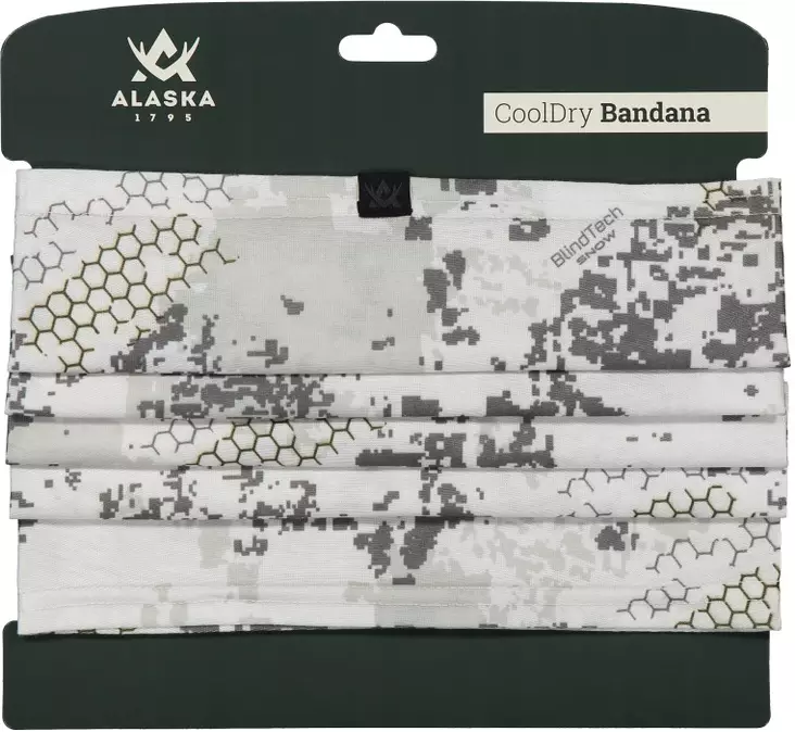 Alaska Cooldry bandana, tuubihuivi snow - Alaska tarvikkeet - 6438347035043 - 1