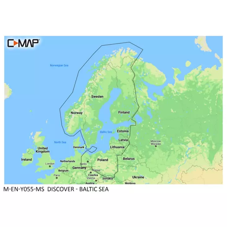C-Map Continental karttakortti Y055 - Kaikuluotain tarvikkeet - 9420064105533 - 1