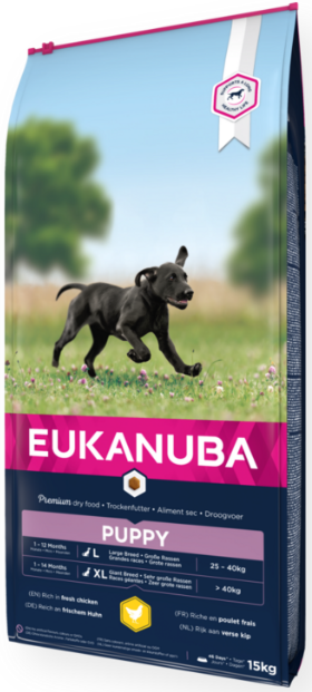 Eukanuba Puppy Large Chicken 15kg - Eukanuba koiranruoka - 8710255122373 - 1