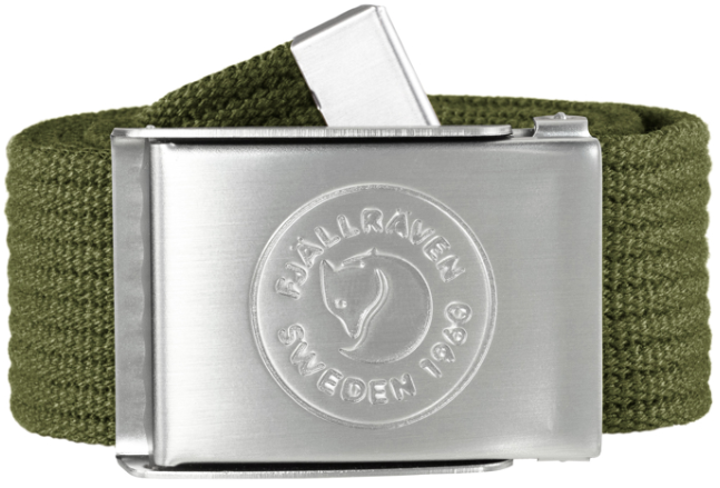 Fjällräven 1960 Logo vyö, Green - Fjällräven lisävarusteet - 7323450849733 - 1