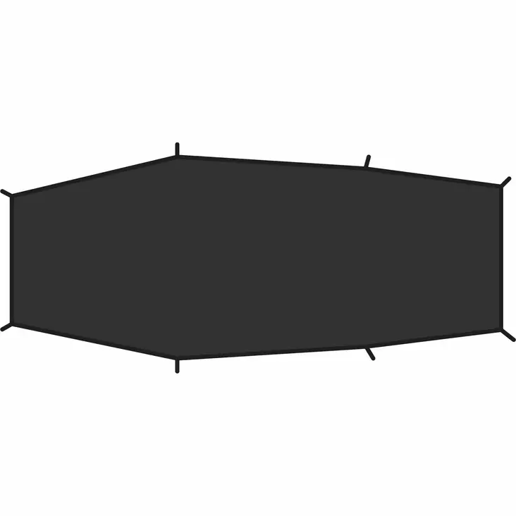 Fjällräven Lite 2 Footprint, Black - Fjällräven teltat ja makuupussit - 7323450207243 - 1