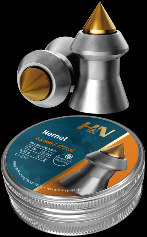 H&N 4,5mm 0,62g Hornet - Ilmakiväärin luodit - 4047058018003 - 1