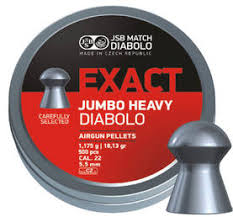 JSB Jumbo EXACT Ilmakiväärin luoti,5,5mm - Ilmakiväärin luodit - 8594180450523 - 1