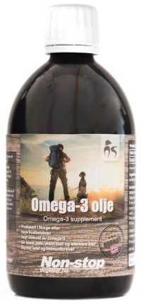 Non-Stop Omega-3 öljy koiralle (500ml) - Koiranruoka ja herkut - 7071652070003 - 1