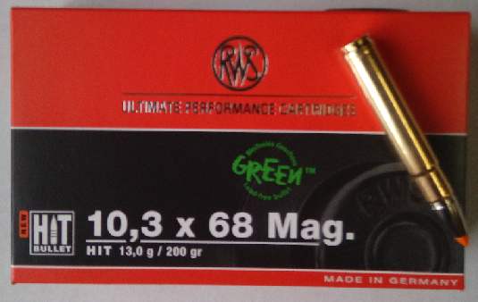RWS 10,3x68 Mag HIT13,0g - RWS - 4000294042553 - 1