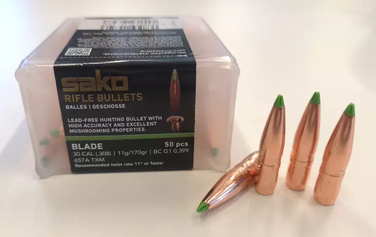 Sako .30 Powerhead Blade Luoti 11,0g - Kiväärin Luodit ja Hylsyt - 6438053157503 - 2