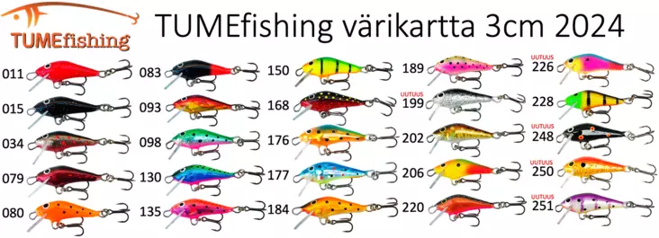 TUME vaappu 3cm 1g - Vaaput - 6429810267763 - 1