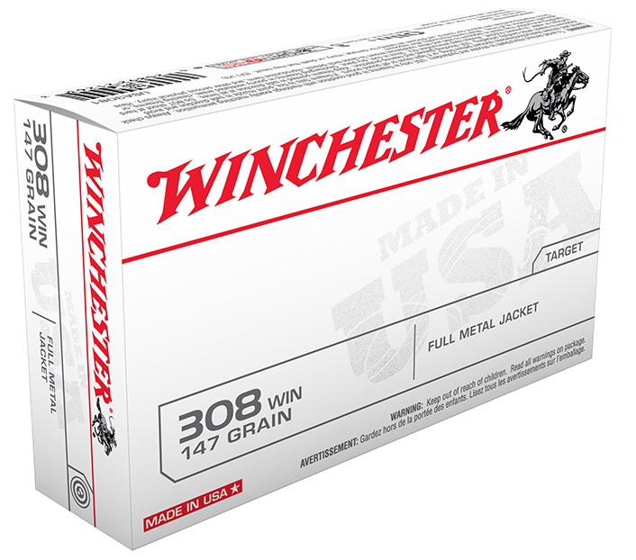 Winchester 308 win FMJ 147gr 9,5g - Muut - 020892212633 - 1