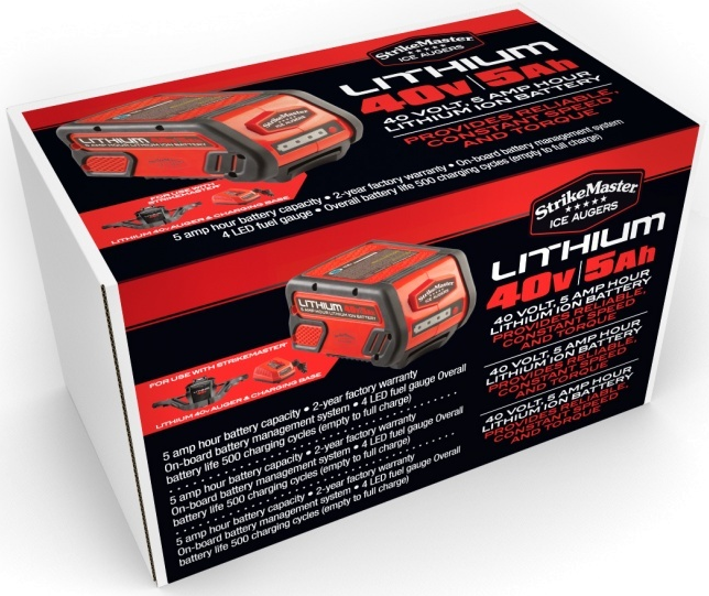 Akku, Strike Master 40V 5Ah Jääkaira Erakellari.fi verkkokauppa