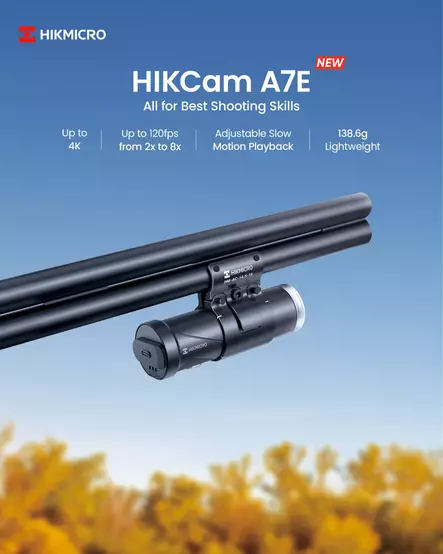HikMicro A7E Actioncamera - Lämpökamerat ja yötähtäimet - 6974004648664 - 2