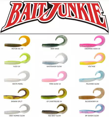 Daiwa Bait Junkie Grub, Toukkajigi 4" - Jigit ja Shadit - 043178612354 - 1