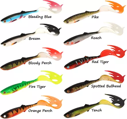 Mikado Sicario Pike Tail 24cm 67g 1kpl - Jigit ja Shadit - PMSCT-24 - 1