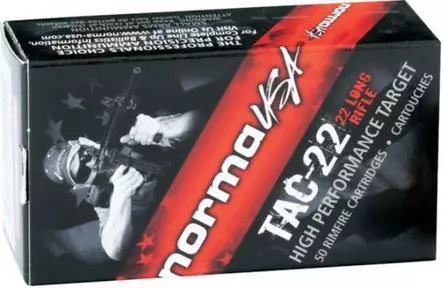 Norma 22lr USA Tac 335m/s 500kpl - Pienoiskiväärin ja pistoolin patruunat - 0114000294250924 - 1