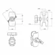 RAM -varsi Lyhyt 8,89 cm, 1,5" - RAM-Mounts-tuotteet - 793442020124 - 3