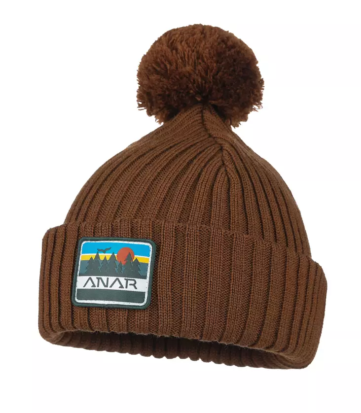 Anar Jussa Pompom, merinovilla pipo - Anar päähineet ja Käsineet - 6438014294674 - 1