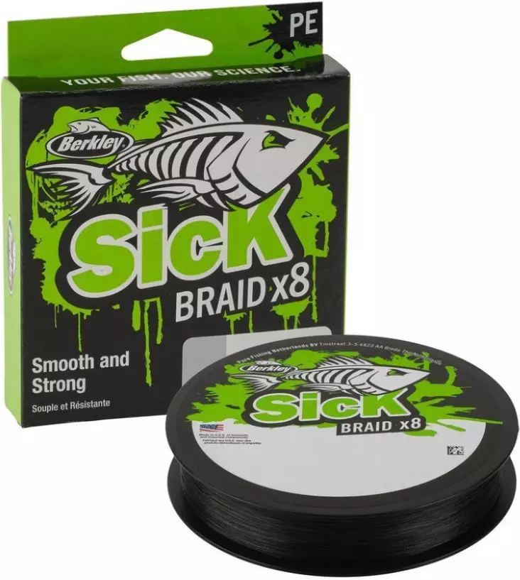 Berkley Sick Braid x8 150m, kuitusiima - Kalastus Siimat - 028632345374 - 1