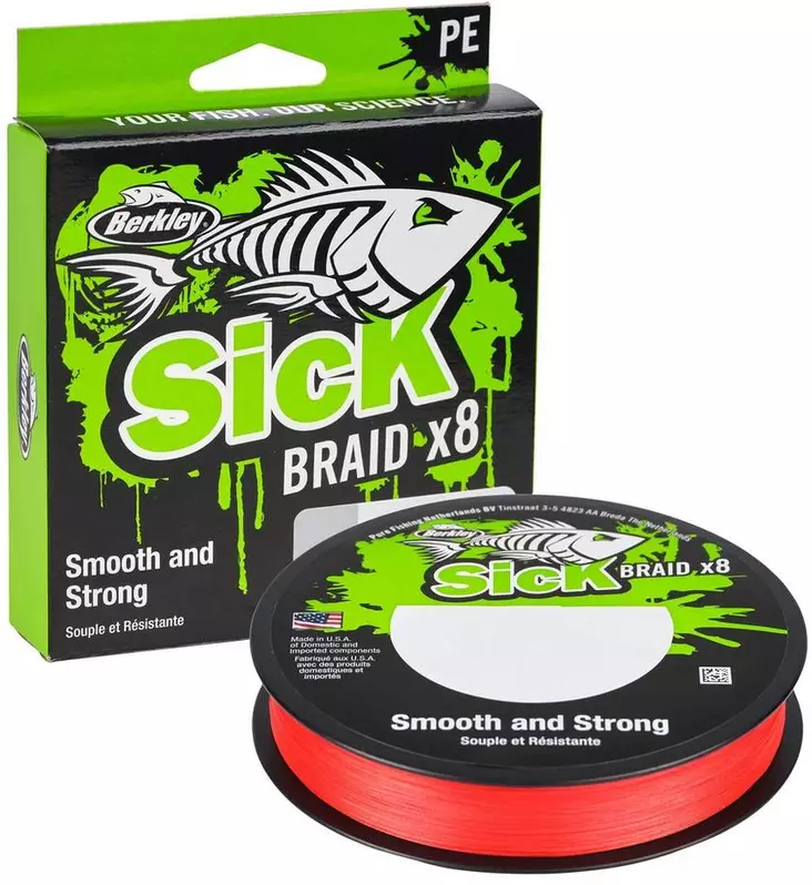 Berkley Sick Braid x8 150m, kuitusiima - Kalastus Siimat - 028632982494 - 1