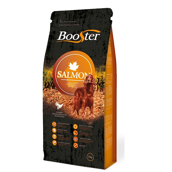 Booster Salmon 15kg - Booster koiranruoka - 6430031878554 - 1