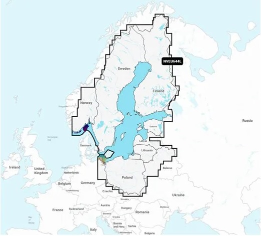 Garmin Navionics Vision+ veneilykartat - Kaikuluotain tarvikkeet - 753759290474 - 1
