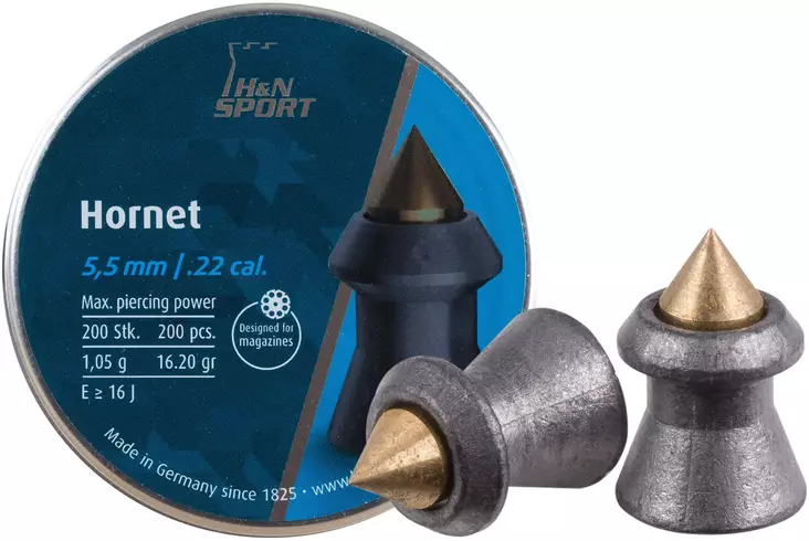 H&N 5,5mm 1,05g Hornet - Ilmakiväärin luodit - 4047058018454 - 1