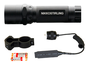 Nikko Stirling NSTD7, asevalo 150lm - Asetarvikkeet - 9420008995794 - 1