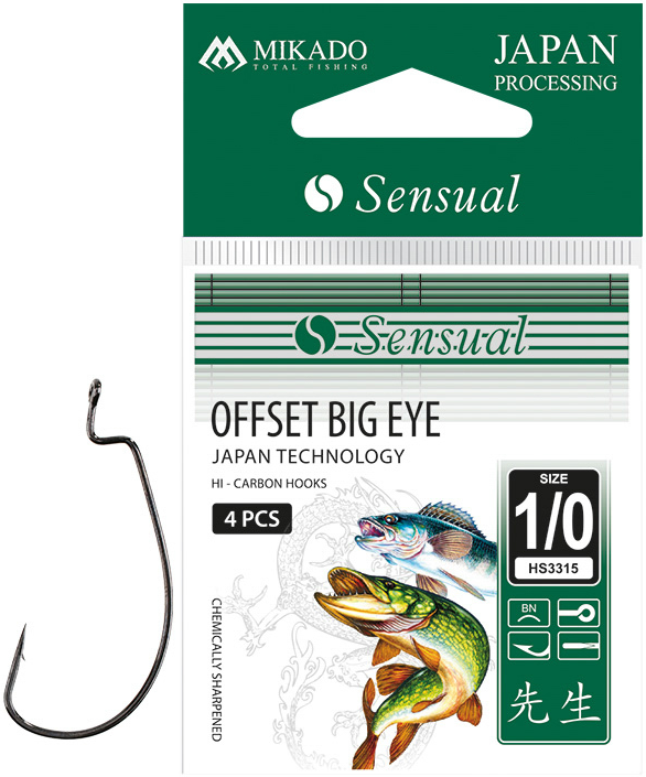 Offset Big Eye jigikoukku, Mikado - Jigitarvikkeet - 5900637713424 - 1