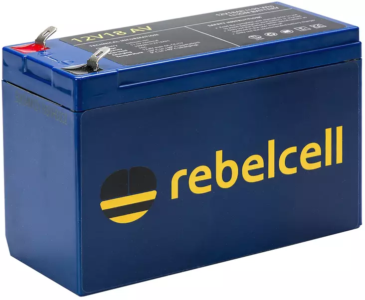 Rebelcell Li-Ion 12V 18A Akku (199 Wh) - Sähköperämoottorit ja tarvikkeet - 7106623685884 - 1