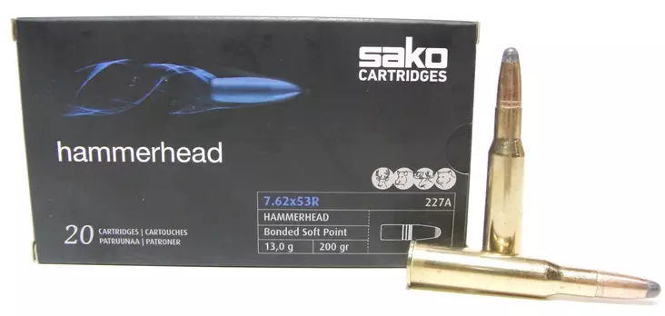 Sako 7,62x53R 13,0g Hammerhead SP - Sako - 6438053999424 - 1