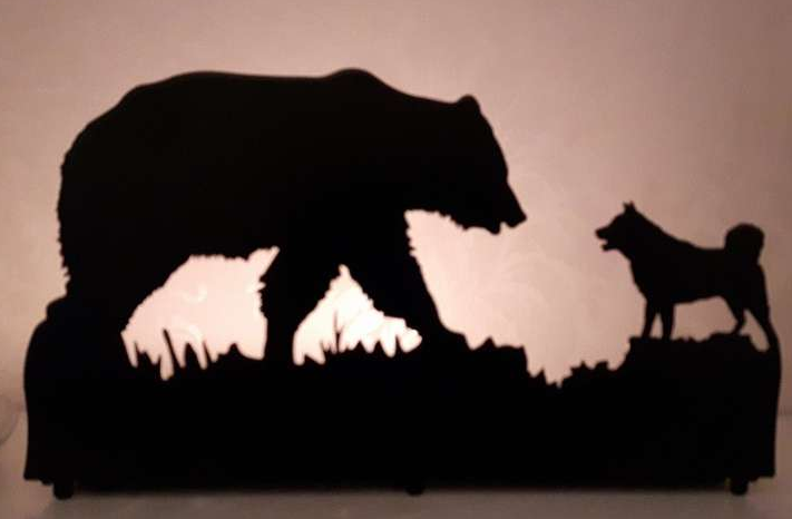 Tuikkuteline, Jämpti ja karhu - Lahjatuotteet - 069990000100414 - 1