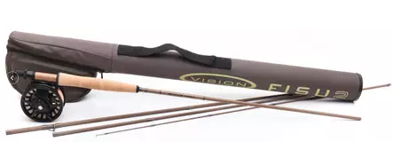 Perhosetti, Vision Fisu2 8'' 4# 4-os. - Perhokalastusvavat ja setit - 6417512843645 - 1